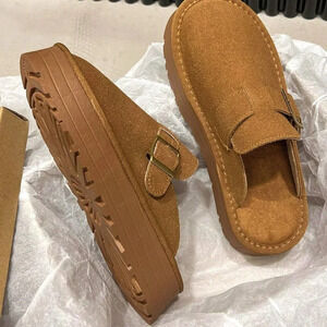 Camel Casual Women's Thick Sole Suede Leather Shoes